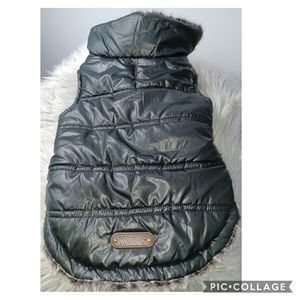 Dog Black Parka Sz L